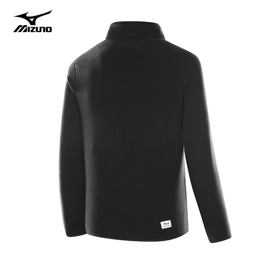 Mizuno (MIZUNO) Fleece Jacket Men's Outdoor Warm Windproof Spring and Autumn Top NKA2CC2641 Black 2XL
