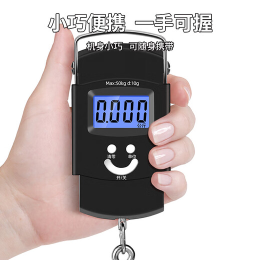 Ogilvy portable electronic scale portable gram weight scale home weighing vegetable courier crane scale high precision compact 50kg