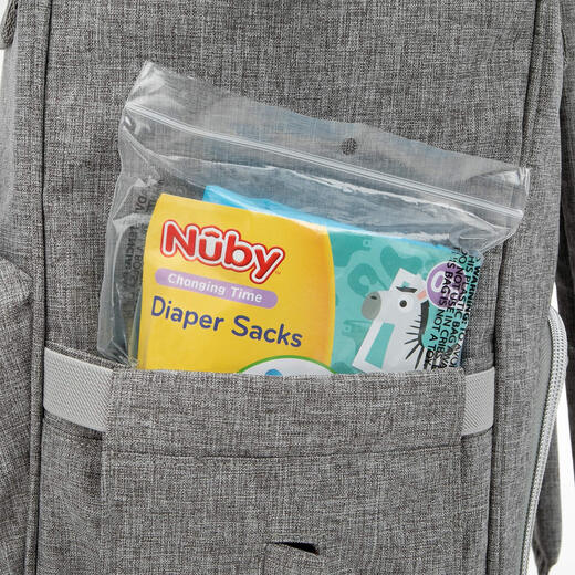 NUBY Disposable Diaper Bags, Fresh Baby Powder Scent, 50 Tablets (Pack of 6)