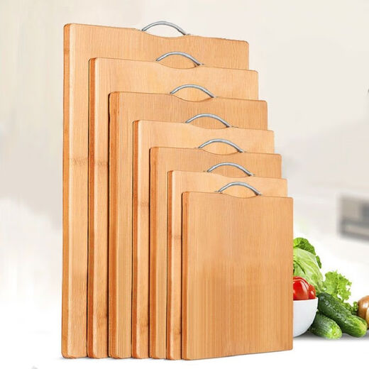 Peizhou cutting board solid wood cutting board household cutting board cutting board rolling bamboo thickened kitchen supplies 45cm*32cm*1.8cm