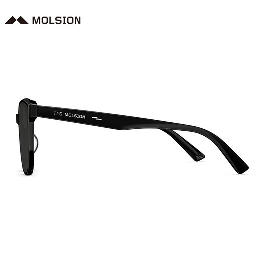 MOLSION sunglasses Zhao Liying's same style polarized men's and women's same style high-end MS3072 C10 cool black Liying's same style not suitable for prescription