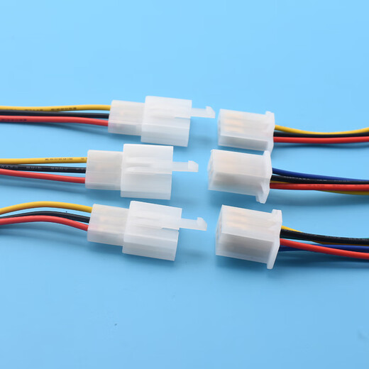 2.8mm car connector with wire motorcycle wiring harness plug male and female docking 2P3P4P6P9P male and female docking 2.8mm 150mm female head 3p