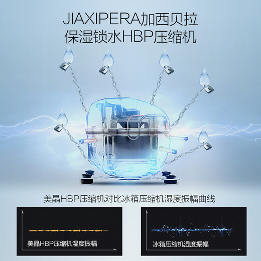 Meijing (raching) C380A solid wood constant temperature and humidity cigar cabinet humidifier compressor precision constant temperature and humidity cigar humidifier humidor household rosewood brown (Spanish cedar wood shelf)