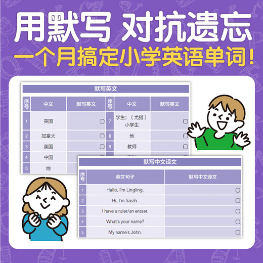 Диктант по английским словам для учеников начальных классов