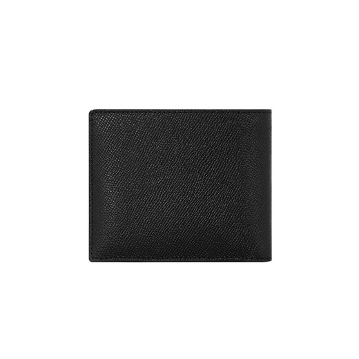 COACH Men's Short Half-Fold Cow Split Leather Wallet Black CR899