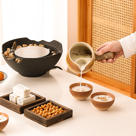 Haomai stove-cooked tea roasted milk pot tea maker 2025 new complete tea set set household teapot Mid-Autumn Festival gift 1 pack gradient style pot kettle 550ml