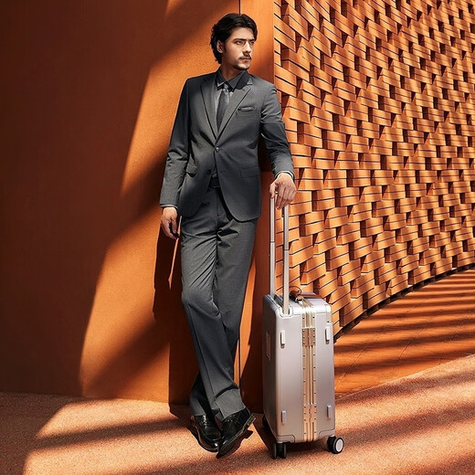 Qipai WOOLMARK woolen suit men's wedding business dress autumn and winter formal suit