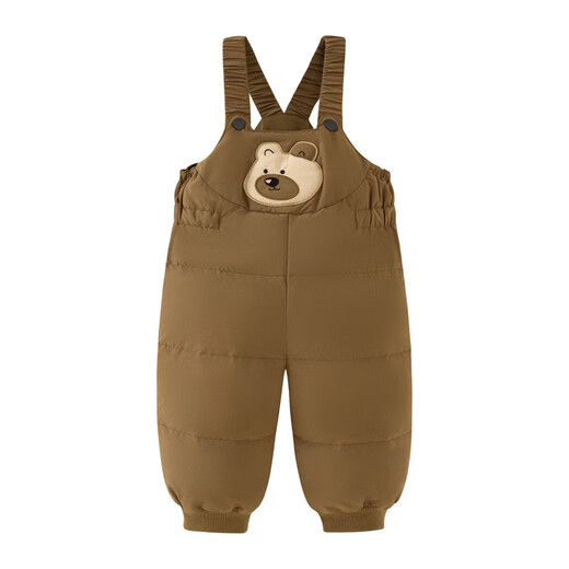 Mini Bala three-proof down pants, new autumn and winter pants for boys and girls, warm down overalls