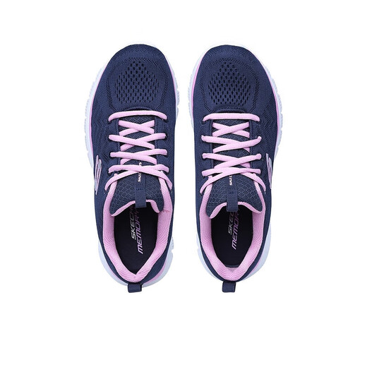 Skechers men's and women's shoes running shoes travel shoes breathable sports mom comfortable walking shoes 12615