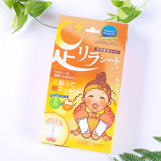 Tree Eishu no Meizuki Nakamura Foot Beauty Natural Bamboo Sap Mugwort + Ginger Foot Patch 30 patches/box*2 imported from Japan