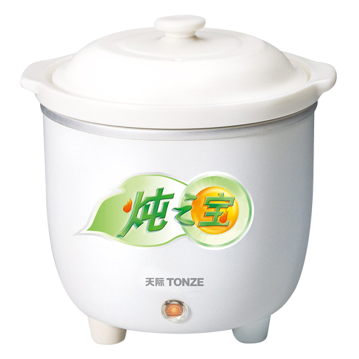 Tianji mini electric stew pot 0.6L capacity stew pot for single noble student dormitory mini electric stew pot straight stew pot white 0.6L | mini pot