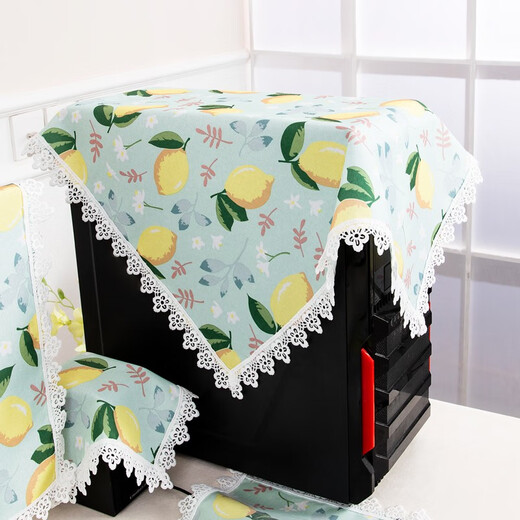 Qiaoliner desktop cover cloth dust cover main unit case waterproof protective cover audio cover cloth subwoofer karaoke machine dust cloth yellow lemon (waterproof and oil-proof) universal cover cloth 90*90cm