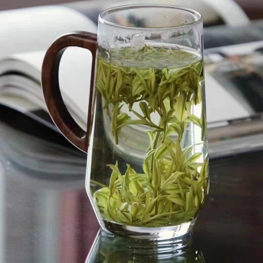 Shifangyi 2024 new tea Anji white tea yellow tea golden bud milk white tea green tea gift box for yourself to drink Mingqian Yuqian yellow tea (only one tael Jin Jin is equal to 0.5 kg, too) and a free trial of 250g