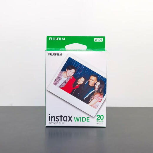 Fuji (FUJIFILM) instax WIDE400 Polaroid wide format photo paper large field of view 5-inch wide 40 sheets official standard