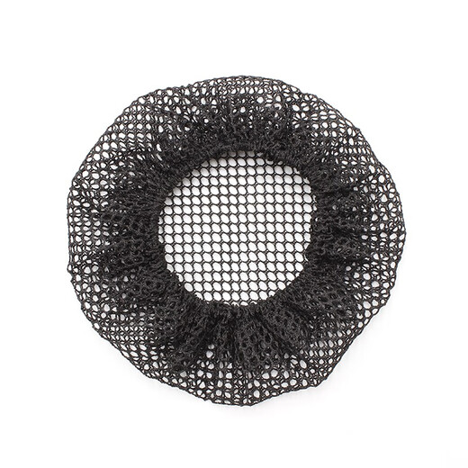 Cousin's net bag thick and thin hair net ball head professional hair flower accessories matching net bag blue black fine mesh 10 pieces - black fine mesh