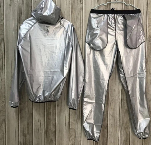 Sweating clothes for men, slimming clothes, national team women's suits for sweating, running, gym, couple sweat control, black XL/170