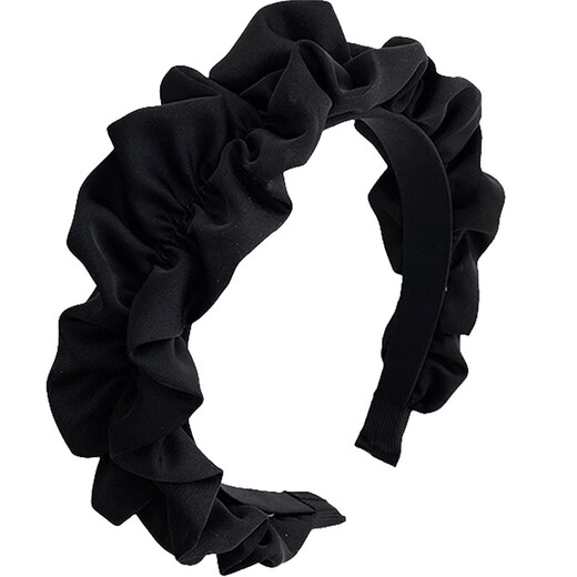 Xiang Wan Hairband Women's Pleated Simple High-Skull Hairpin Hairband Women's Headwear Face Washing Outer Departure Card Headwear Girl's Birthday Gift