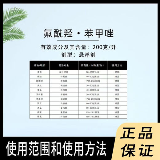 Syngenta Mitris triflufenac leaf spot target powdery mildew fungicide pesticide 100ml*1 bottle
