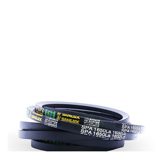 SPA type triangle belt rubber transmission belt SPA750-1800 hard wire timing belt for industrial machines chocolate color Sanlux SPA1682La