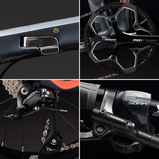 Sava official direct sales ultra-light carbon fiber folding bicycle 20-inch dual hydraulic disc brake Z1 transmission carbon fiber folding bicycle-ZQ/only weighs 6.7kg/14 20 inches x 14 inches