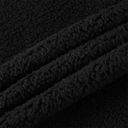 PUMA thickened and warm imitation sherpa jacket for men and women, couple style winter stand-up collar jacket top 629733 black-01 XL (185/104A)