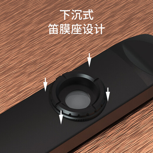 Romusic kazoo flute saxophone professional performance new double-headed metal guitar ukulele instrument black