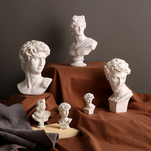 CLCEY Nordic imitation plaster head figure Venus David statue mini resin sculpture art decoration small ornaments Venus Broken Arm