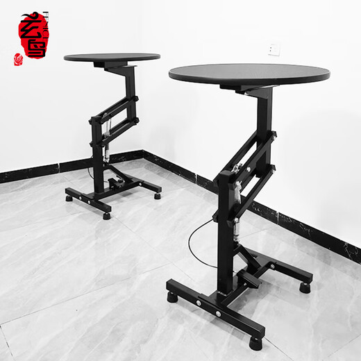 Xuanniao Pet Grooming Table Lifting Rotating Desktop Boom Rope Cat and Dog Shape Shearing Grooming Table Square Can Lift + Rotate 45X60