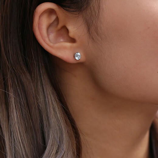 GEM STONE KING aquamarine earrings 14K gold earrings 1.50 carat colored gemstone earrings as birthday gifts for girlfriend and wife