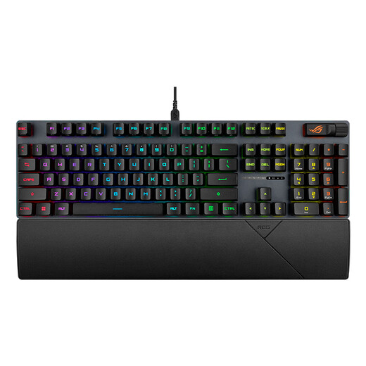 ROG Ranger 2 RX PBT-Version, mechanische Tastatur, kabelgebunden, E-Sport-Gaming-Tastatur, RX-rote Achse, RGB-Hintergrundbeleuchtung, wasser- und staubdichte Tastatur, 104 Tasten, LPL/Chicken Black