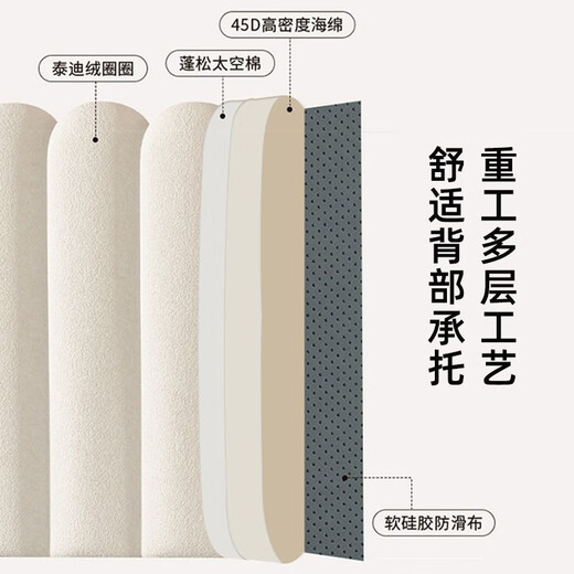 Simple bedside soft bag back cushion bedroom bedside pillow tatami anti-collision dormitory waist cushion new rental house cherry blossom pink + B style single side (quilted bedside cover) soft baby velvet length 120*height 65*thickness 3cm