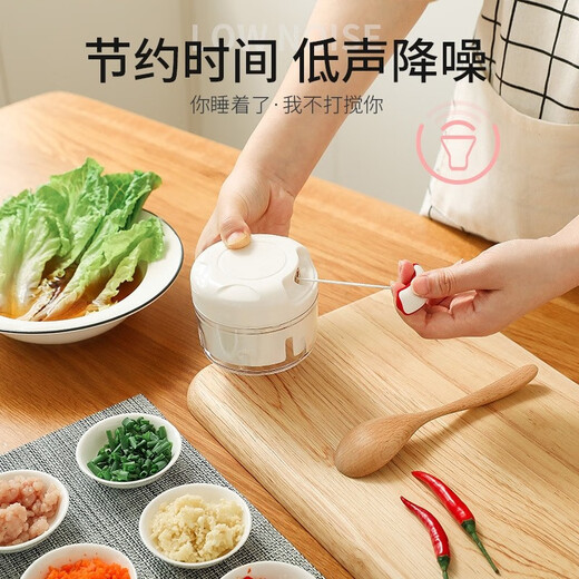 Rice helper garlic masher, household garlic masher, garlic puller, mini ginger food supplement grinder, meat grinder, garlic masher, powerful model 170ML garlic masher, strong and durable