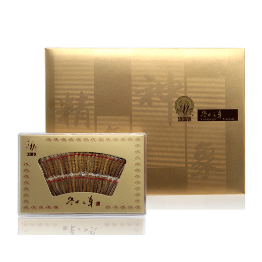 Divine Elephant Cordyceps Cordyceps Gift Box Tibetan Nagqu Cordyceps Fresh Dried Cordyceps Soaked in Water Cordyceps Mid-Autumn Festival Gift Cordyceps 16g Flat Lay