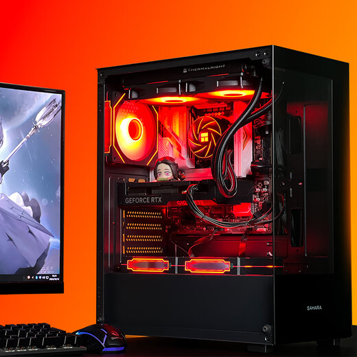ASUS Family Bucket i7 13700KF 14700KF / RTX4070S / 60TI CARTE GRAPHIQUE EN LIVE ESPORTS ASSEMBLAGE Hôte d'ordinateur complet Black Wukong Game Desktop Four: 14700KF 丨 RTX5060 丨 32G
