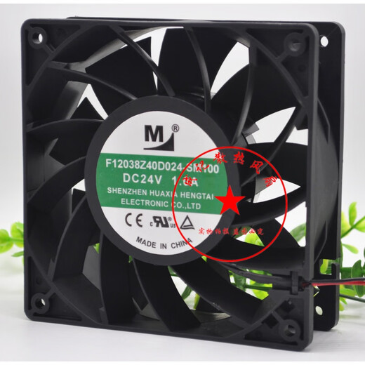 F12038Z40D024-SM100 24 V 1,0 A 12038 Wechselrichter-Lüfter, 2 Drähte