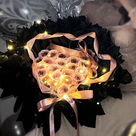 Roselita plum jam rose bouquet soap flower non-flowers Valentine's Day birthday gift wedding anniversary gift to girlfriend