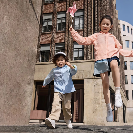 Gap Girls Spring Thin Sun Shade Logo Hooded Jacket Children's Clothing 890478