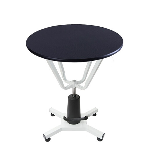 Chunzhou N-204C Pet Hydraulic Lifting Beauty Table Rotating Beauty Table Pet Round Black