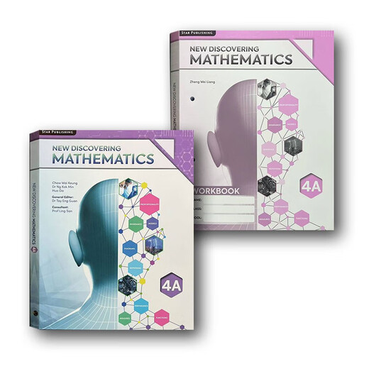 Importierte Mathematik-Lehrbücher für Mittelschulen in Singapur, englische Version „New Discovering Mathematics“, Neuauflage für die Klassen 7, 8 und 90, öffentliche Schulbücher für Singapur, ausländische Mathematik-Lehrbücher, „Denkverbesserung“, berühmte Werke, 10. Klasse 4A-Lehrbücher + Übungsbücher, insgesamt 2 Bücher