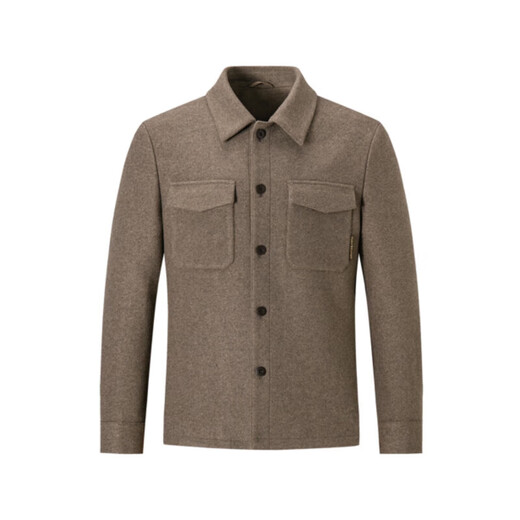 Septwolves Wool Jacket Men's Thick Wool Warm and Wide Business Casual Lapel Jacket