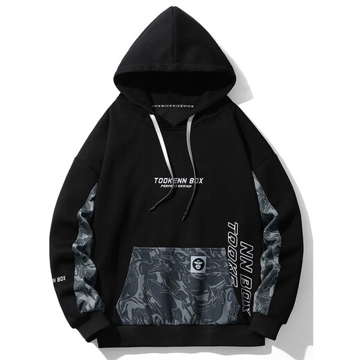 Karls large size men's fat jacket men's workwear plus velvet and fattening youth loose autumn and winter trendy tops 0389 (velvet and thickening) 8XL (275-300Jin Jin is equal to 0.5 kg)