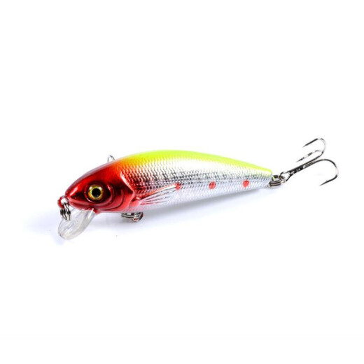 10 pieces of floating Minolulu bait 7.2 cm 8.6 g long-range bionic fake fishing bait cocked bass red tail pike red eye bait 10 pieces