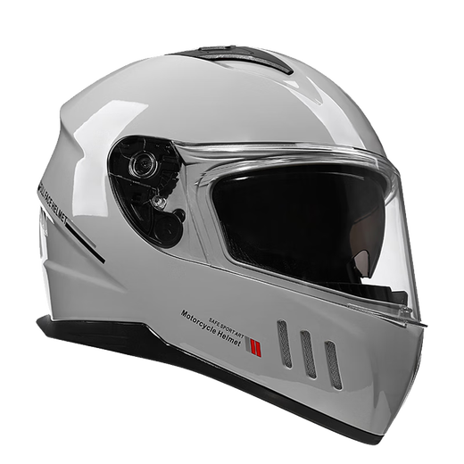 Adandyish new national standard Class A 3C adult full-face helmet motorcycle helmet winter double-mirror motorcycle helmet for all seasons 168 gray
