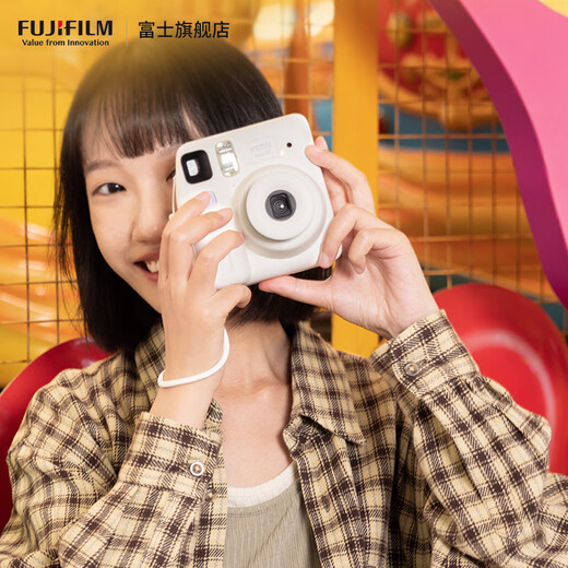 FUJIFILM instax Mini SE instant camera uses 3-inch photo paper, white photo paper combination set 2, including standard + 20 pieces of photo paper + peripheral accessories, official standard, can write greeting cards on behalf of others