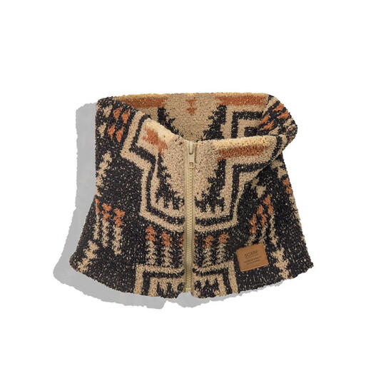 Madden Workwear Indiana Wajo Half Velvet Warm Outdoor Zipper Neck Cover Men's Winter Mocha One Size F