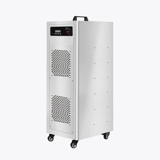 SUNCOOK Mobile Large Ozone Generator Industrial Food Factory Cold Storage Warehouse Breeding Farm Cosmetics Factory Garbage Room Laboratory School Hospital Sterilization, Deodorization and Disinfection Machine 20g/h Upgraded Powerful Model