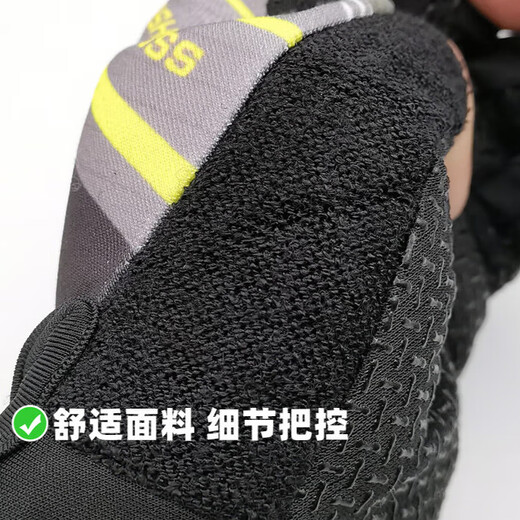 CLCEY Professional Lure Fishing Gloves Sunproof, Breathable, Anti-cut, Anti-slip Three and Half Finger Summer Special Fishing Gear and Equipment, Classic Gray 1 Pair, One Size Fits All/Suitable for Spring, Summer and Autumn, One Size Fits All