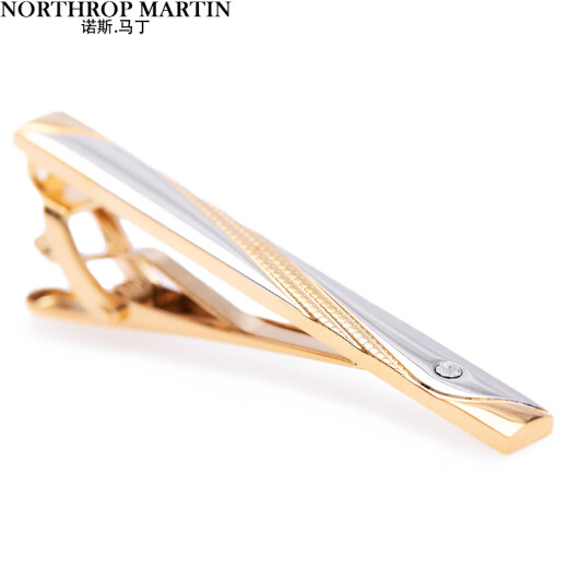 North Martin quality tie clip men's formal business workplace daily collar clip gold