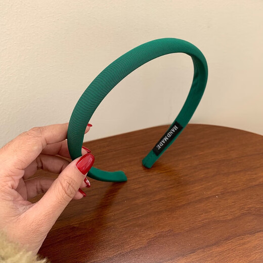 Korean temperament red sweet and thin hair hoop for women retro versatile outing hair press headband spring and autumn ins hairpin hair accessories burgundy 1 pack