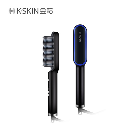 Jindao hair straightening comb with inner buckle in the splint of the curling iron, straight plate clip styling comb, three minutes of quick styling, 30 seconds of fast heating and constant temperature hair care gift for women KD380 black and blue